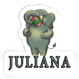 Elephant Sticker Juliana Image