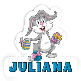 Sticker Juliana Easter Bunny Image