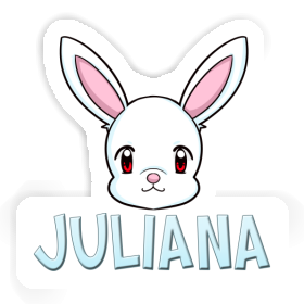 Juliana Sticker Rabbithead Image