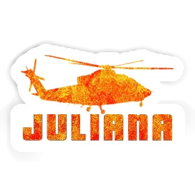 Helicopter Sticker Juliana Image