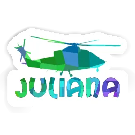 Sticker Helicopter Juliana Image