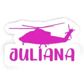 Helicopter Sticker Juliana Image