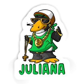 Sticker Juliana Hip-Hop Penguin Image