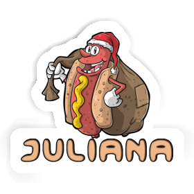 Hot Dog Sticker Juliana Image