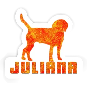 Autocollant Chien Juliana Image