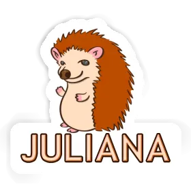 Sticker Juliana Hedgehog Image