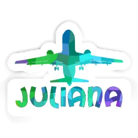 Sticker Jumbo-Jet Juliana Image