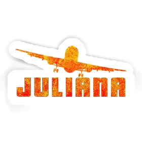 Sticker Airplane Juliana Image