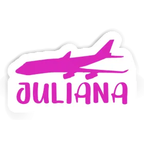 Sticker Jumbo-Jet Juliana Image