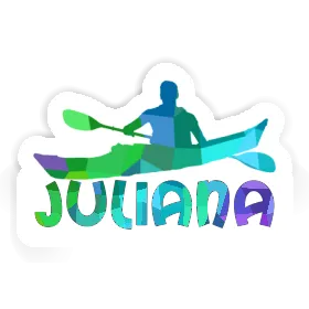 Sticker Kayaker Juliana Image