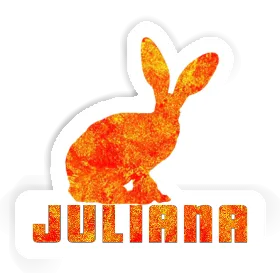 Rabbit Sticker Juliana Image