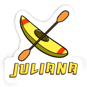 Juliana Sticker Canoe Image