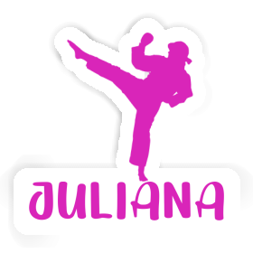 Sticker Karateka Juliana Image