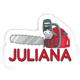 Chainsaw Sticker Juliana Image