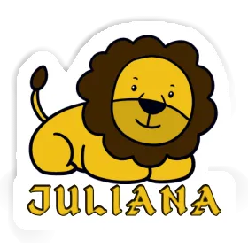 Sticker Juliana Lion Image