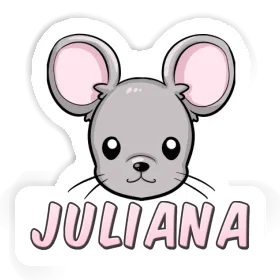 Juliana Sticker Mousehead Image