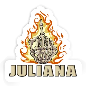 Sticker Juliana Middlefinger Image