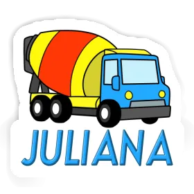 Mixer Truck Sticker Juliana Image