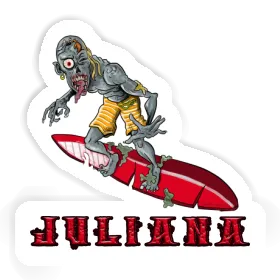 Surfer Sticker Juliana Image