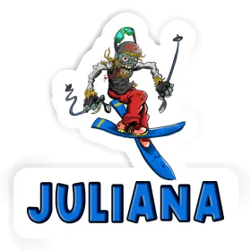 Sticker Juliana Freeride Skier Image