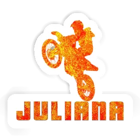 Sticker Motocross Rider Juliana Image