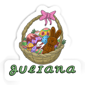 Easter basket Sticker Juliana Image