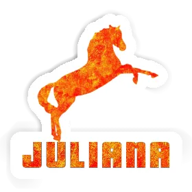 Juliana Sticker Horse Image