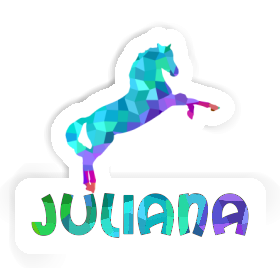 Sticker Juliana Horse Image