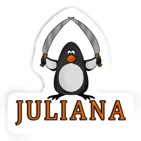 Fighting Penguin Sticker Juliana Image