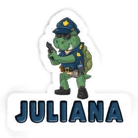 Sticker Juliana Police Officer Image