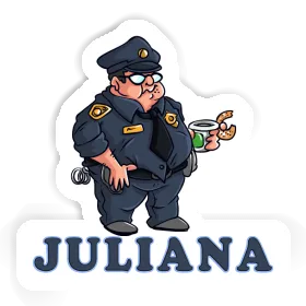 Sticker Police Officer Juliana Image