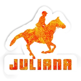 Juliana Sticker Horse Rider Image