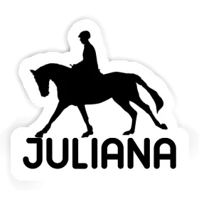 Juliana Sticker Horse Rider Image