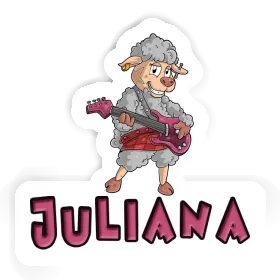 Guitarist Sticker Juliana Image