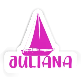 Sticker Juliana Sailboat Image