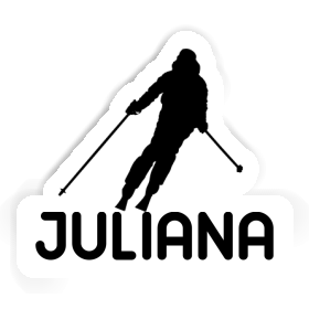 Juliana Sticker Skier Image