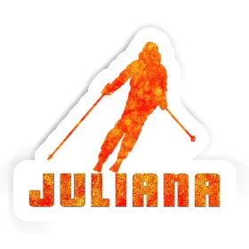 Sticker Juliana Skier Image