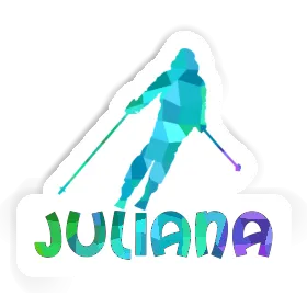 Sticker Juliana Skier Image