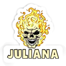 Juliana Sticker Firehead Image