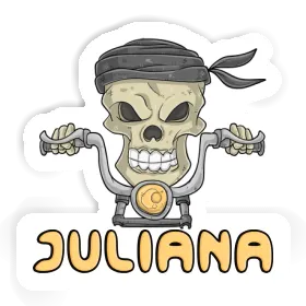 Juliana Sticker Motorbike Rider Image