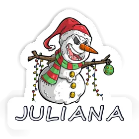 Juliana Sticker Bad Snowman Image