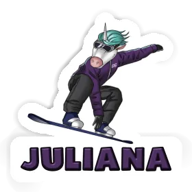 Sticker Juliana Snowboarder Image