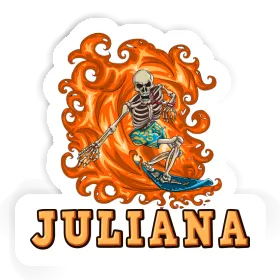 Surfer Sticker Juliana Image