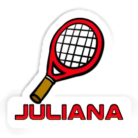 Sticker Juliana Tennis Racket Image