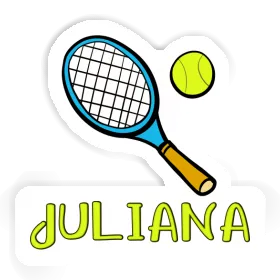 Juliana Sticker Tennis Racket Image