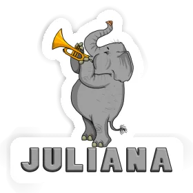 Sticker Elephant Juliana Image