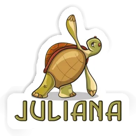 Yoga Turtle Sticker Juliana Image