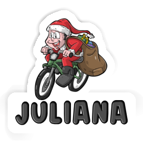 Juliana Sticker Bicycle Rider Image