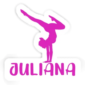 Sticker Yoga Woman Juliana Image