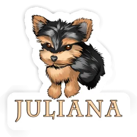 Juliana Sticker Yorkshire Terrier Image